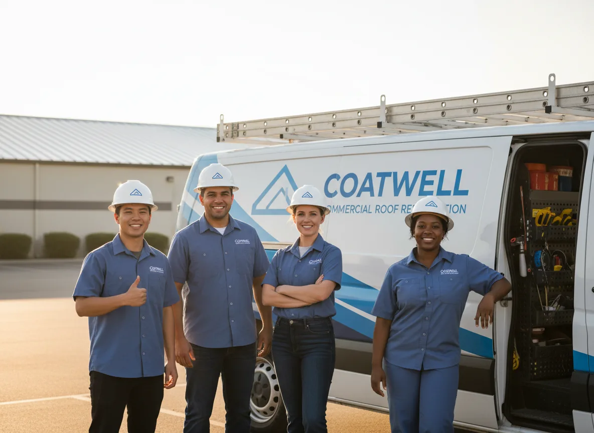 Commercial roof coating company in Amityville, NY